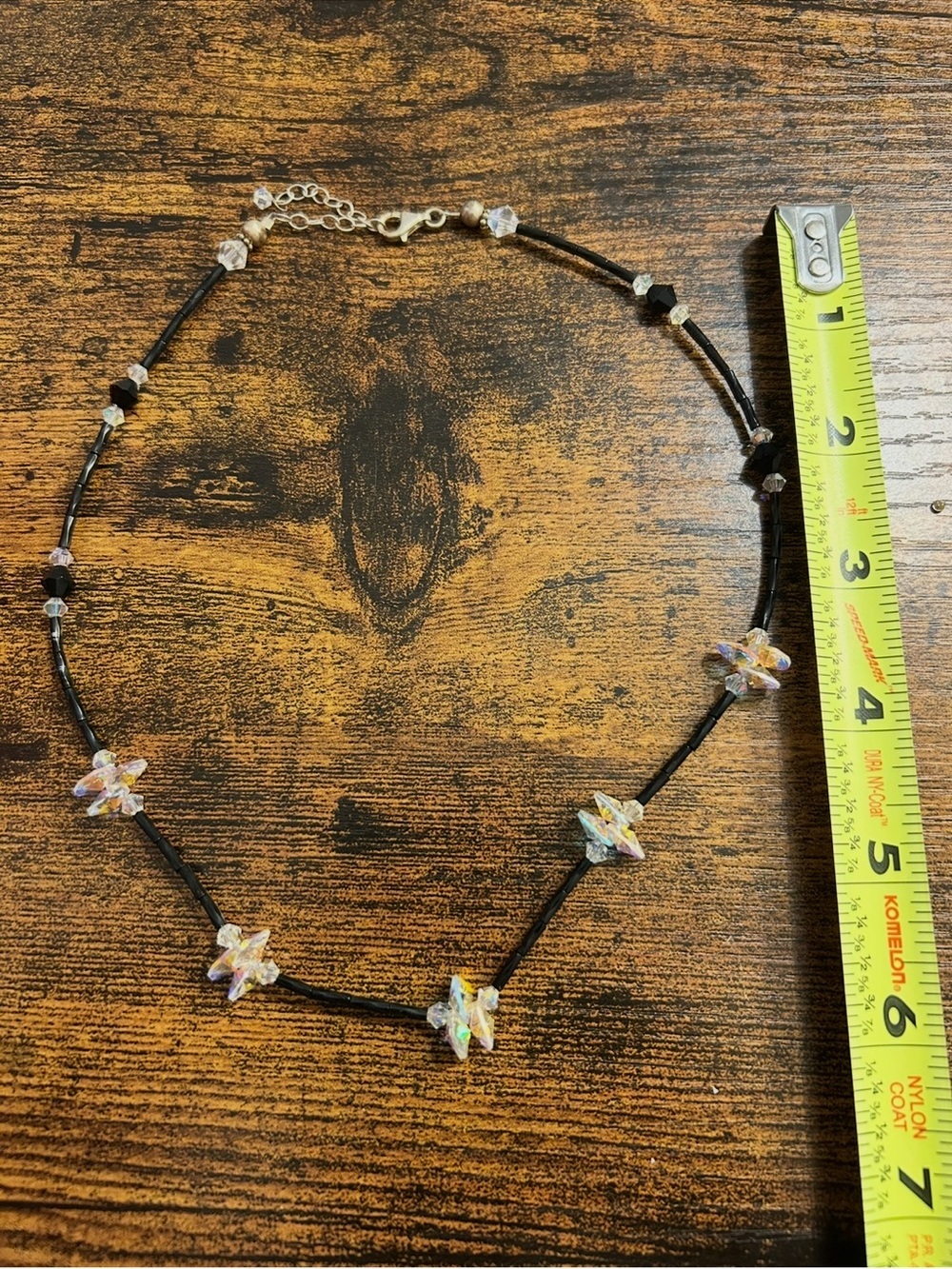 Kendra Scott Black and Iridescent Floral Necklace Set - Picture 8 of 10